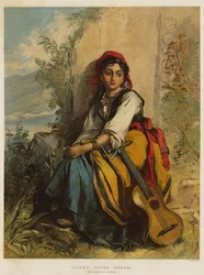 Liebestraum (Chromolithographie)